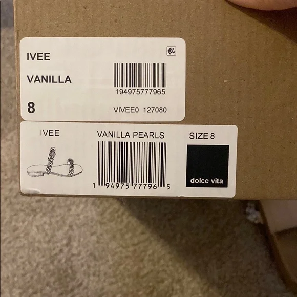 DOLCE VITA Pearl Embellished Sandals - Picture 8 of 10